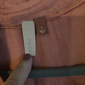 Pilcro Coral Blouse Anthropologie